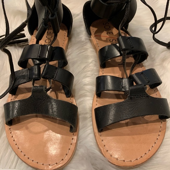 Sole Society Calla Gladiator Sandals NWOT - Picture 3 of 6